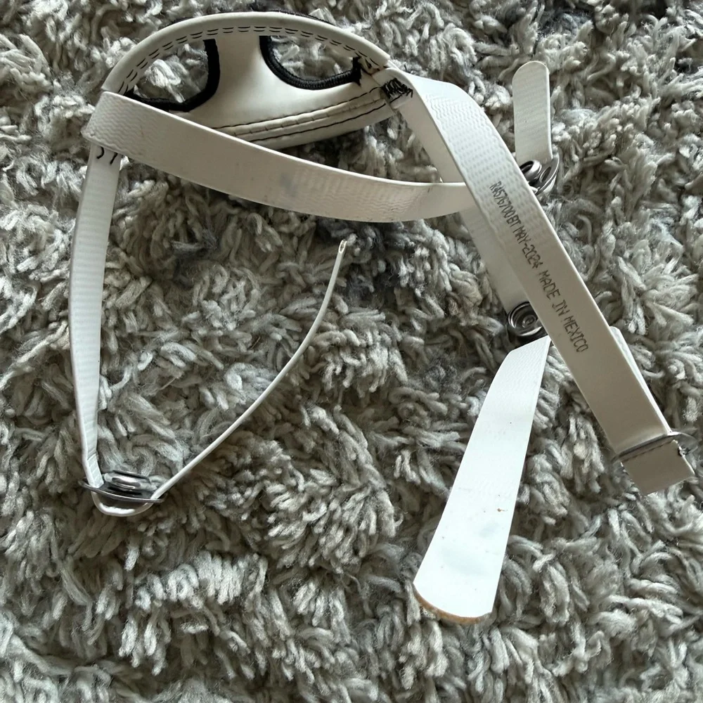 Kids White and Black Headgear